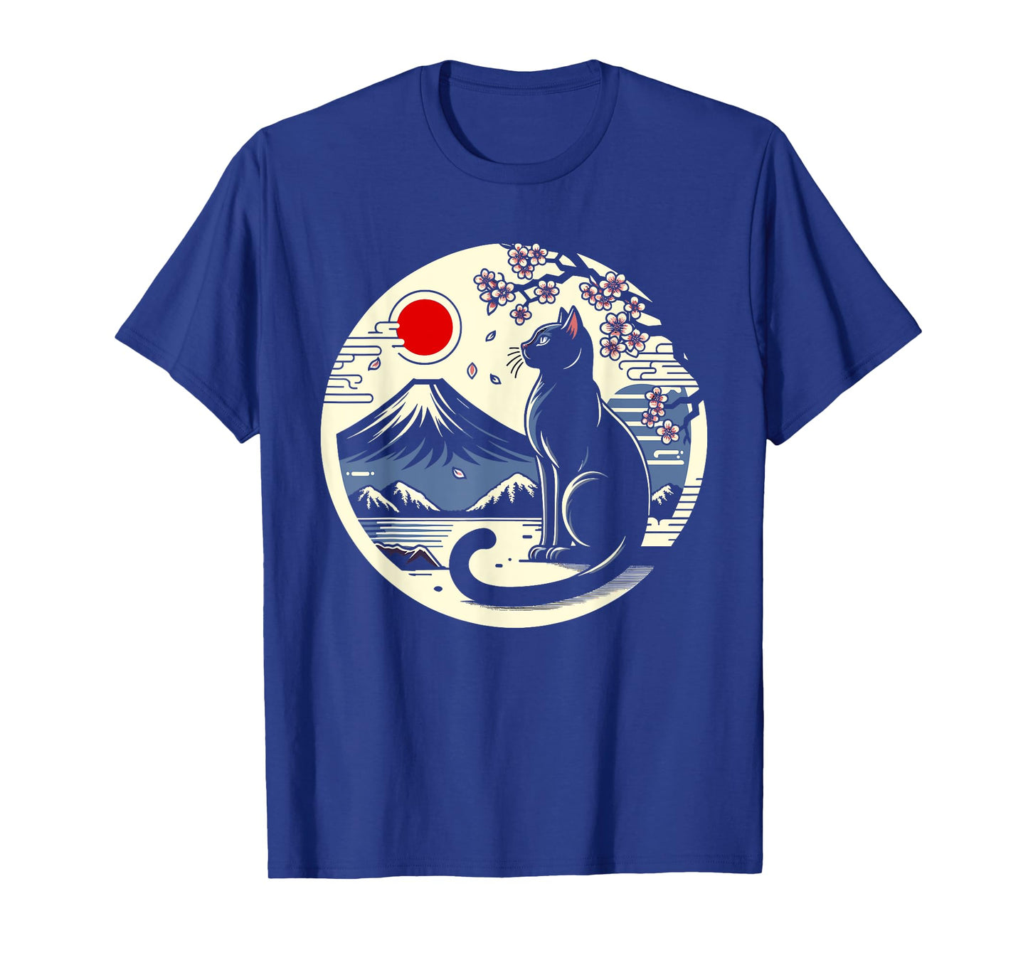 Kawaii Cat Anime Japanese Retro Men Women Kids Funny Cat T-Shirt