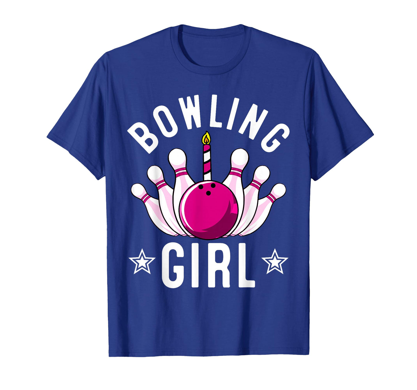 Funny Bowling Gift For Kids Cool Bowler Girls Birthday Party T-Shirt