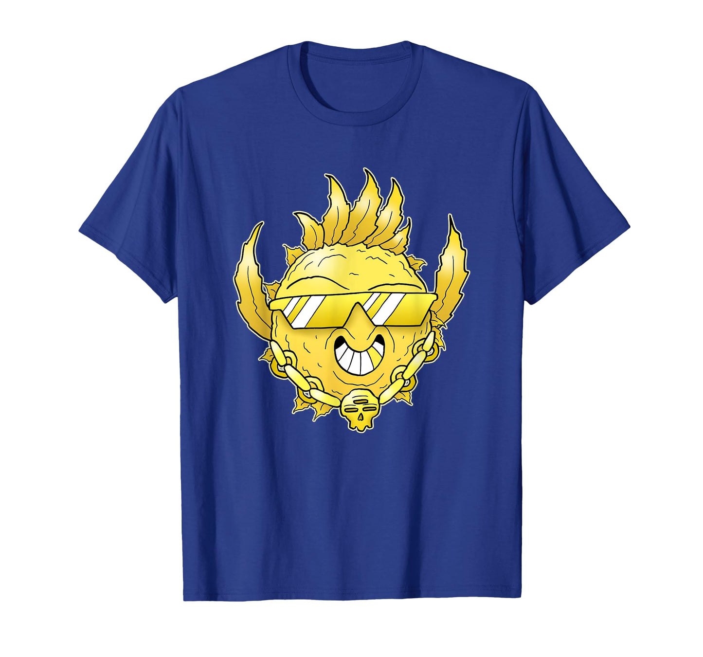 Golden Bud - Funny Smiling Plant for 420 Lover T-Shirt