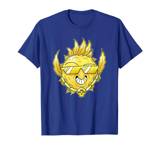 Golden Bud - Funny Smiling Plant for 420 Lover T-Shirt