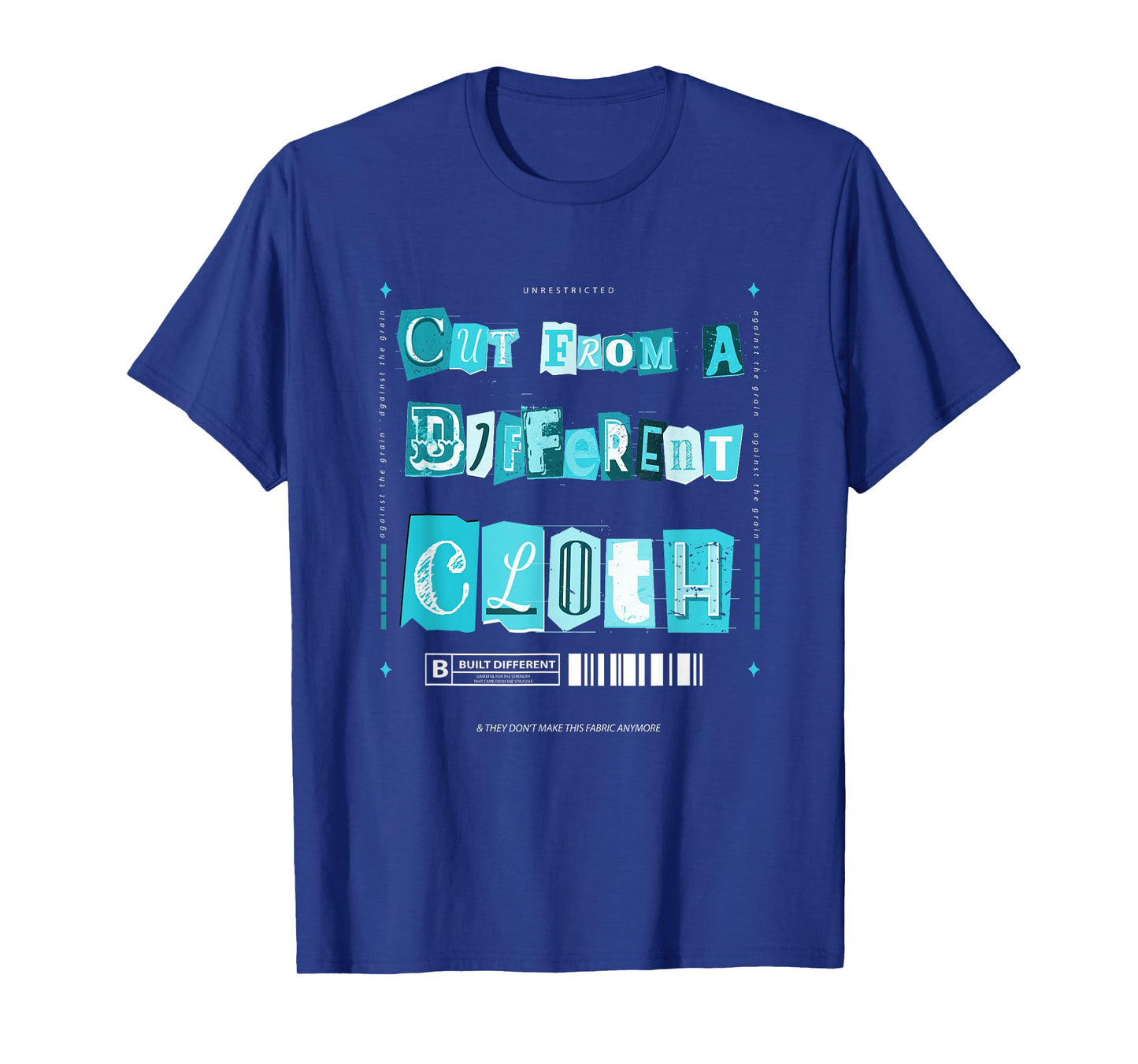 Turquoise Cut from A Different Cloth Turquoise Graphic T-Shirt