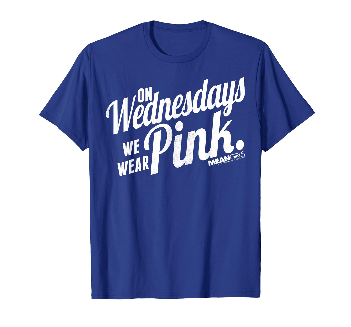 Mean Girls We Wear Pink On Wednesdays Graphic T-Shirt T-Shirt