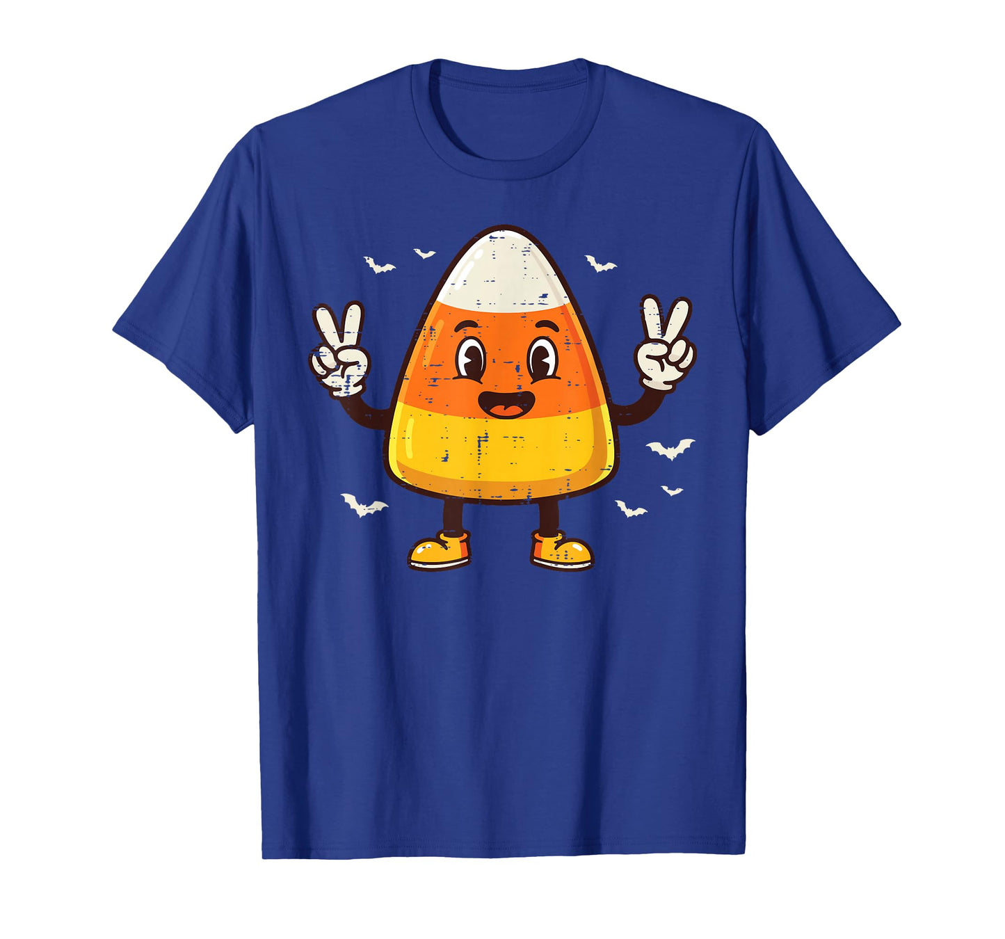 Halloween Candy Corn Peace Cute Costume Boys Kids Women Men T-Shirt