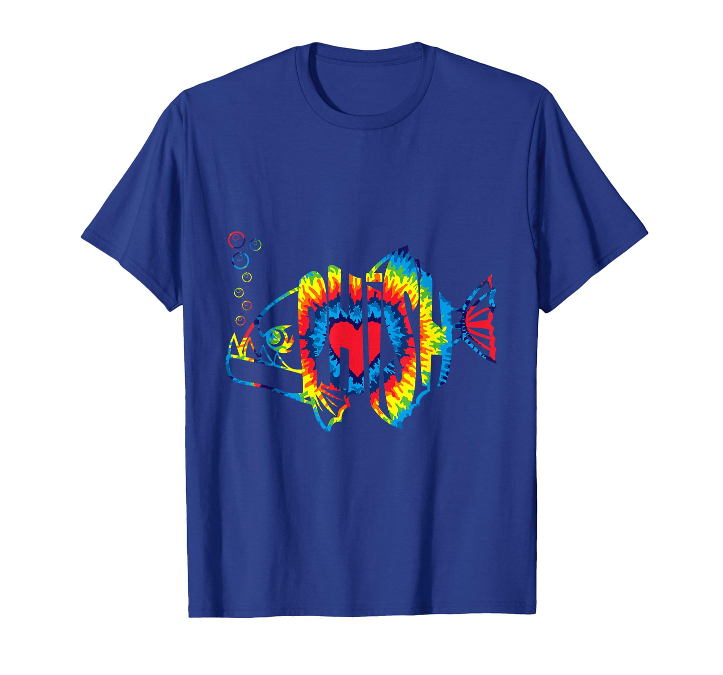 Colorful Phish-Jam, Tie-Dye Tee For Fisherman, Fish Outfits T-Shirt