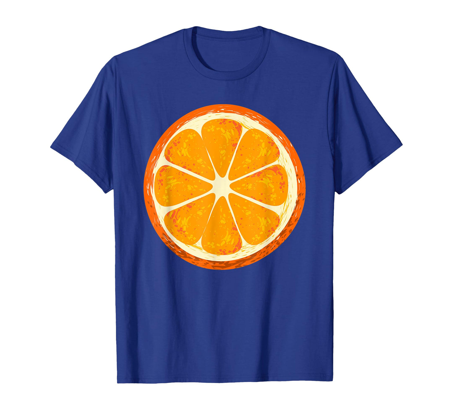 Funny Orange Sliced Fruit Lazy Easy Halloween Costume T-Shirt