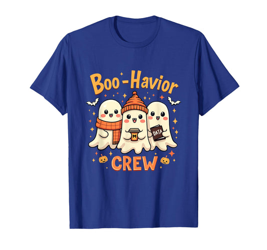 Boo-Havior Crew Cute Ghosts ABA Behavior Analyst Halloween T-Shirt