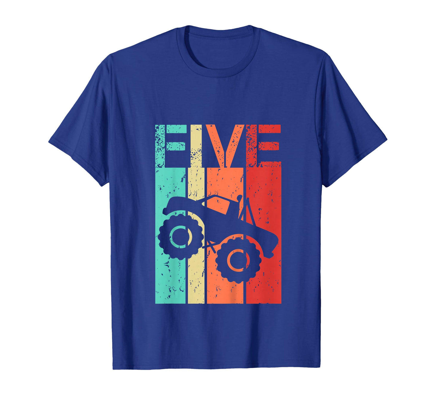 5 Year Old Monster Truck Birthday 5th Birthday Boy Girl T-Shirt