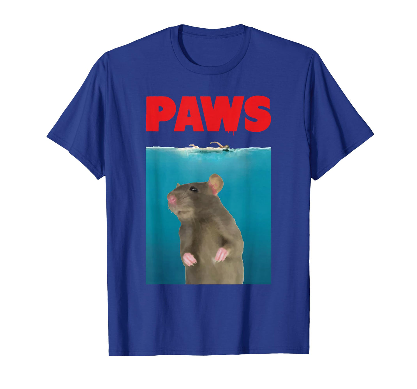 Paws Rat Funny T-Shirt Parody | Mouse Lover Gifts T-Shirt