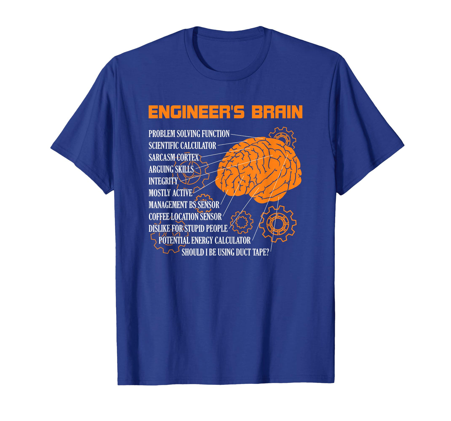 Engineer's Brain Funny Engineering Games Process Engineer T-Shirt