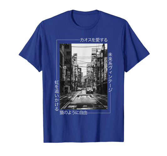 Retro Japanese Streetwear Aesthetic - Tokyo 80s 90s Design T-Shirt