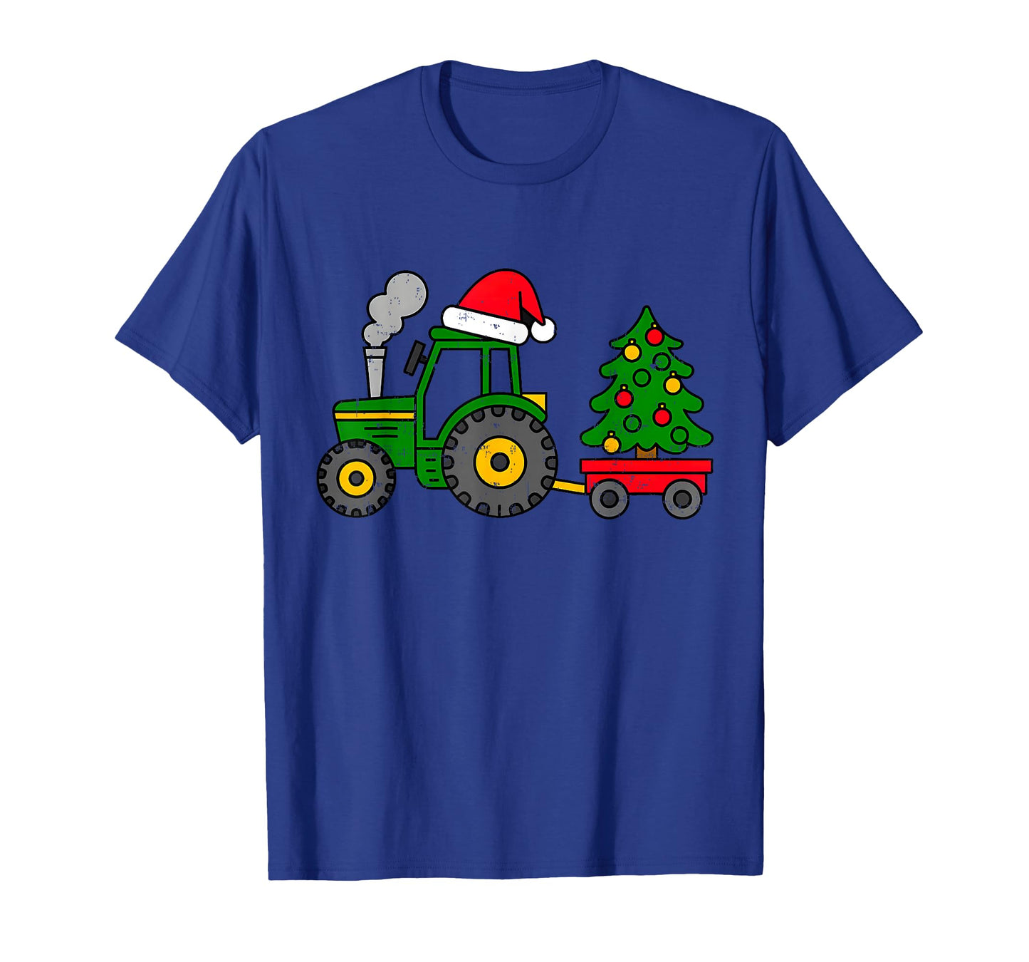Farm Christmas Tractor Tree Xmas Truck Boys Kids Toddler T-Shirt