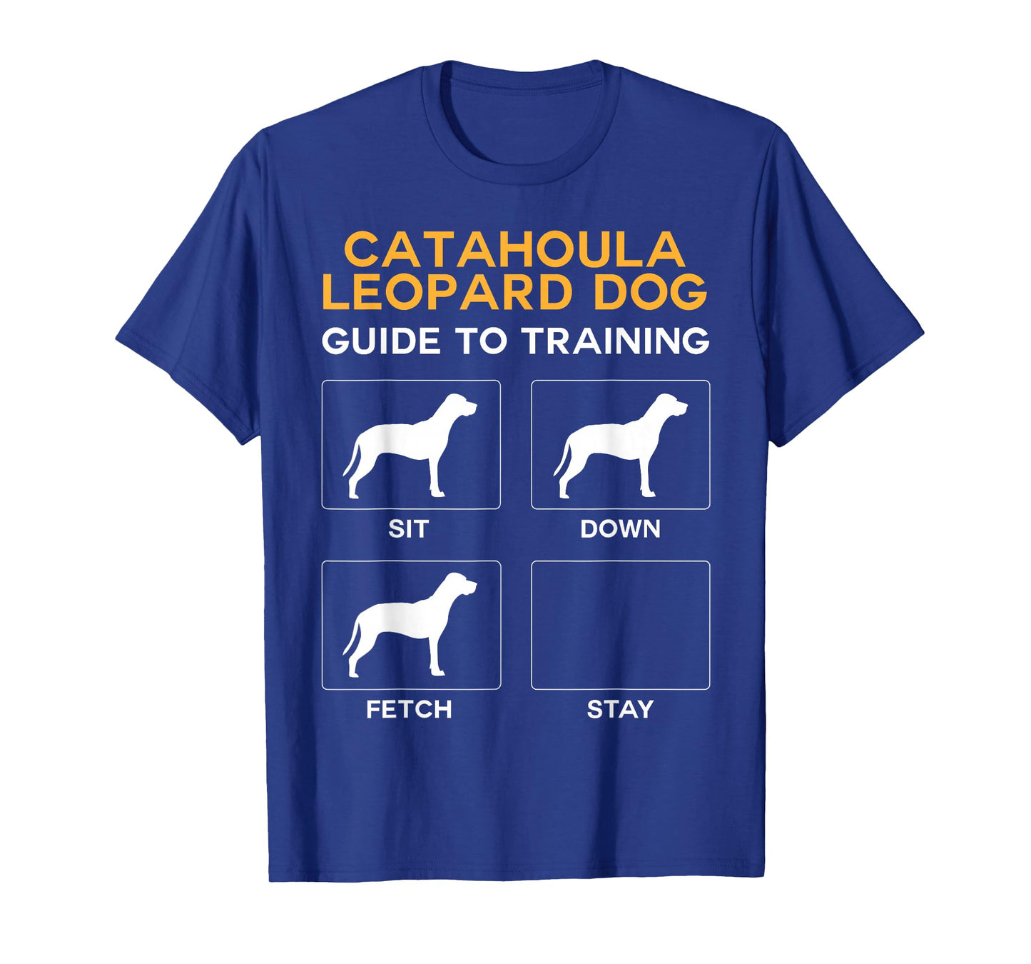 Check out my other Catahoula Leopard Dog T-shirts Unisex Adult Black Cartoon Leopard Dog Guide To Training Dog Obedience T-Shirt