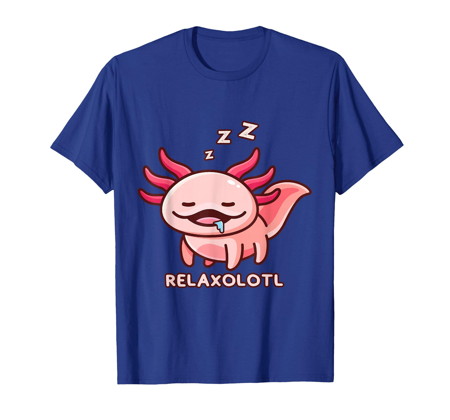 Cute Axolotl Adorable Amphibia Mexican Salamander Relaxolotl T-Shirt