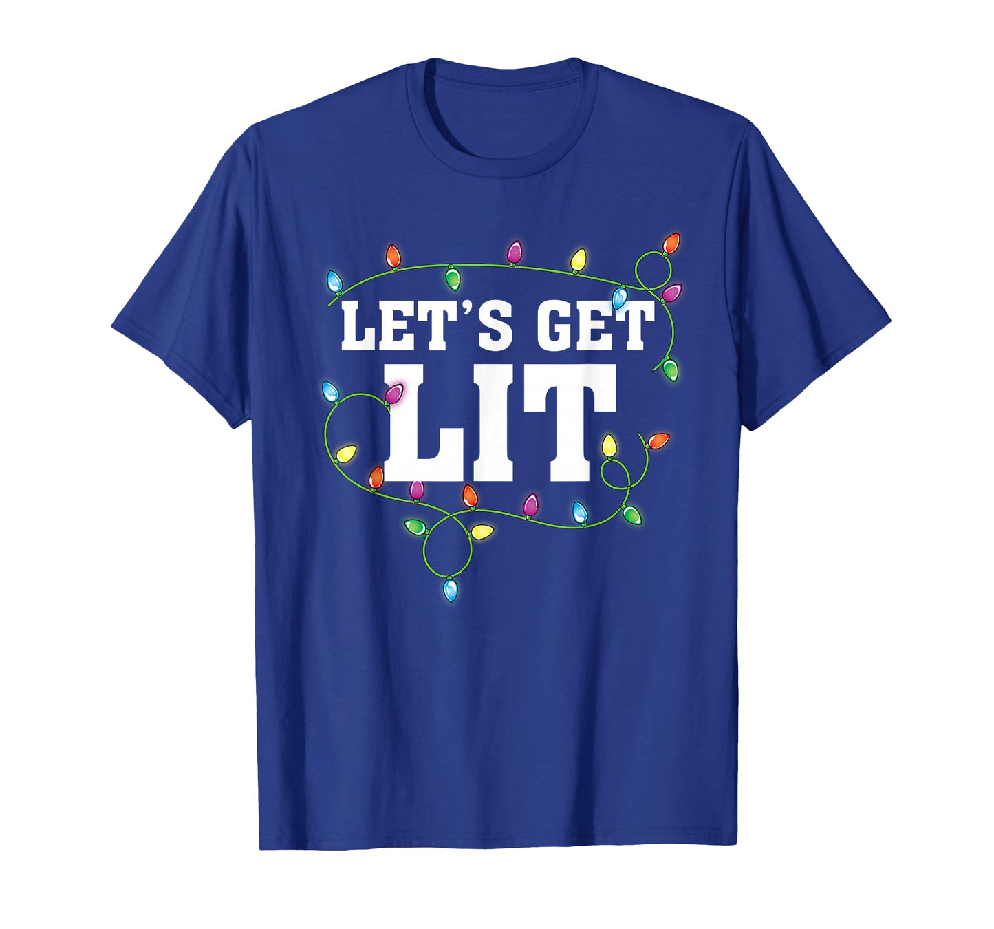 Christmas Funny Cute Let's Get Lit Xmas T-Shirt