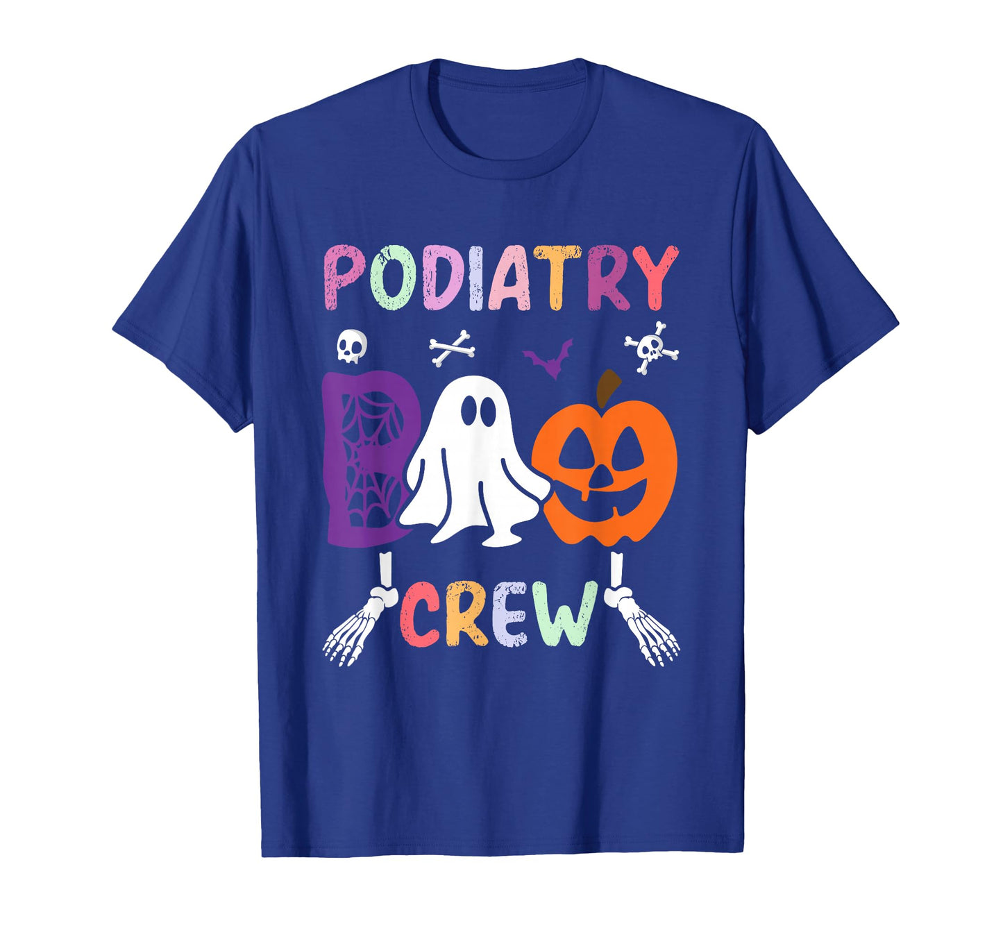Podiatry Boo Crew Ghost Gift For Halloween Spooky Costume T-Shirt