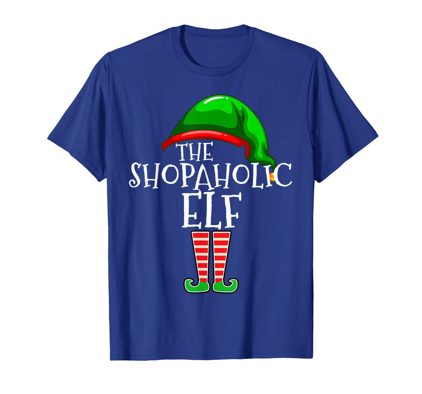 Shopaholic Elf Family Matching Group Christmas Gift Shopping T-Shirt