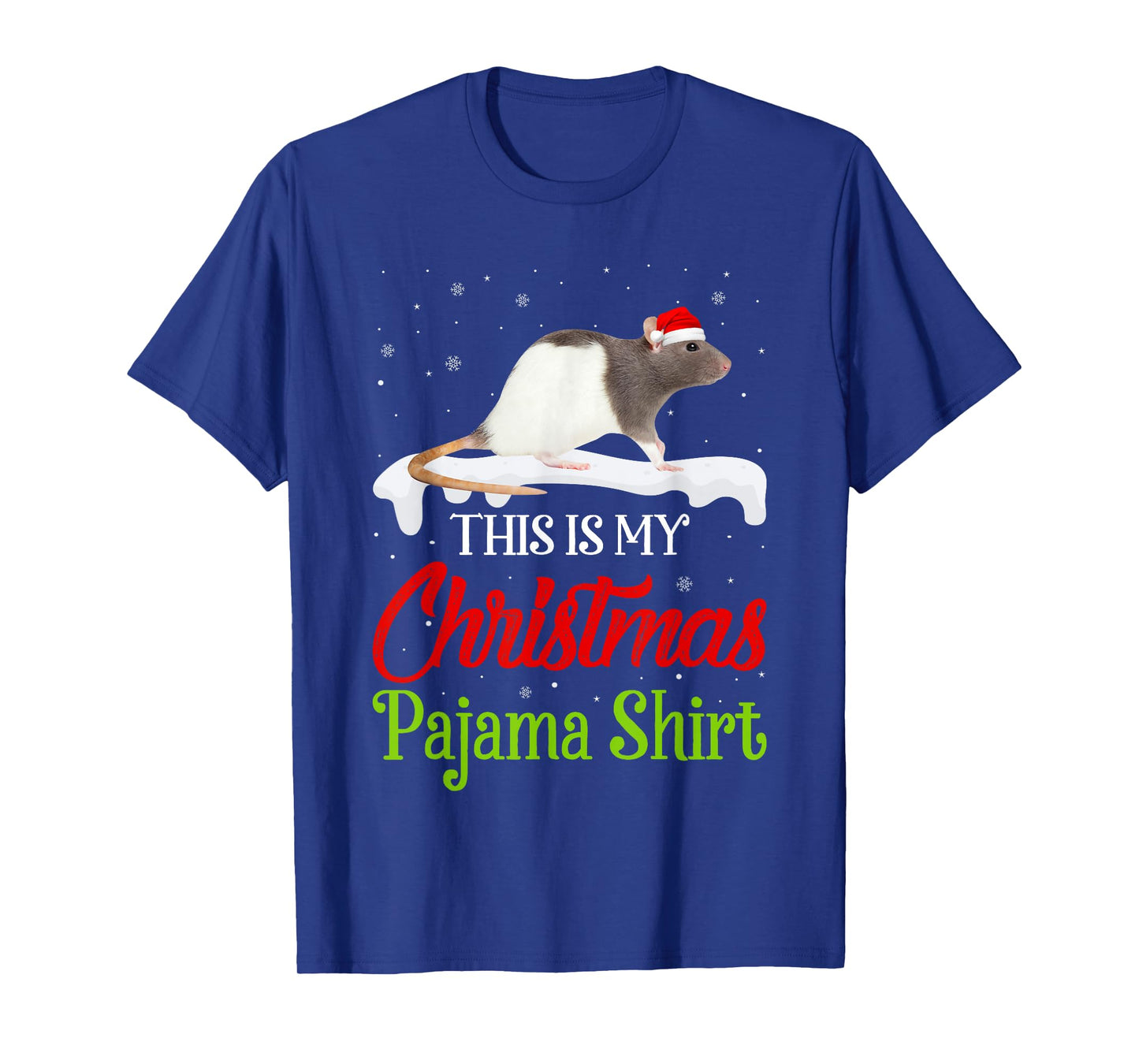 This Is My Christmas Pajama Shirt Rat Matching Family T-Shirt