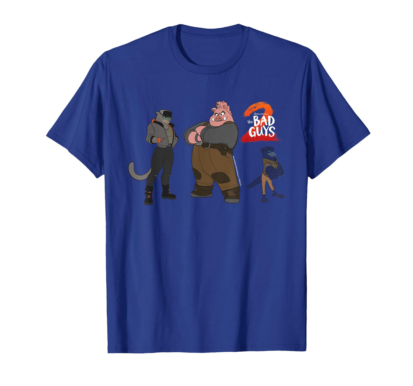 DreamWorks The Bad Guys 2 The Bad Girls 2D Style T-Shirt