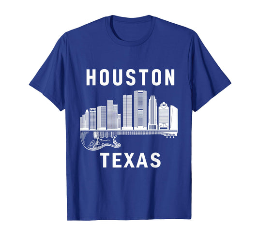 Houston City Skyline Music Texas Souvenir Houston T-Shirt