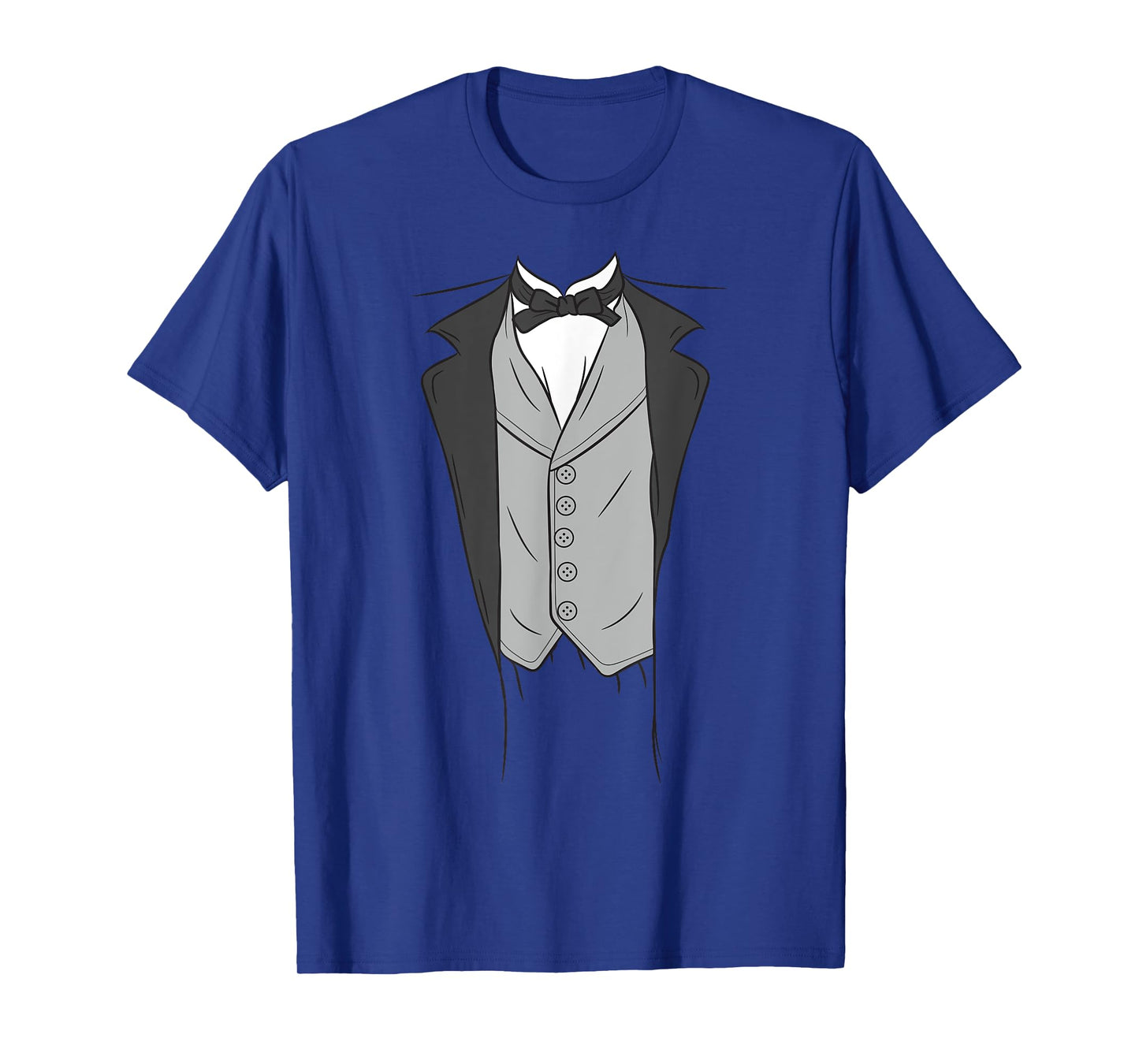 Hallows Eve Throwback Patriotic Suit Lazy Outfit Funny Abraham Lincoln Halloween Abe Tuxedo Easy DIY Costume T-Shirt