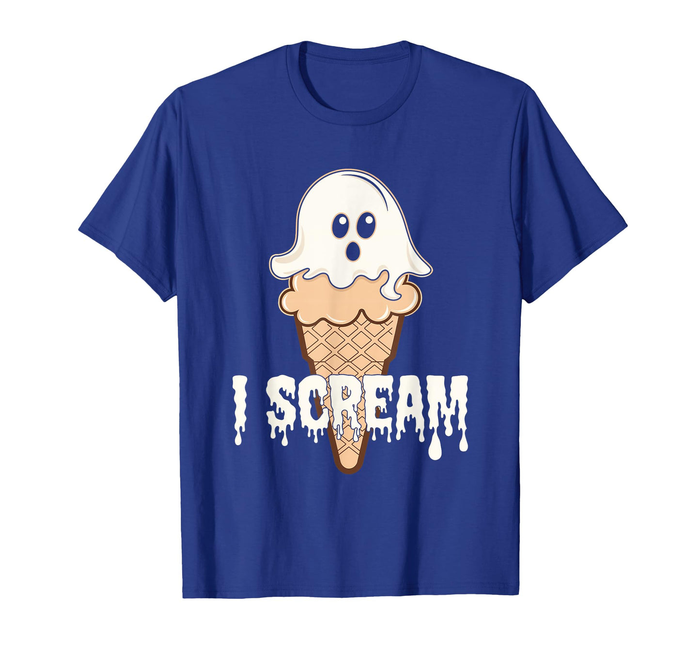 I Scream Ice Cream Ghost Halloween Costume Spooky T-Shirt