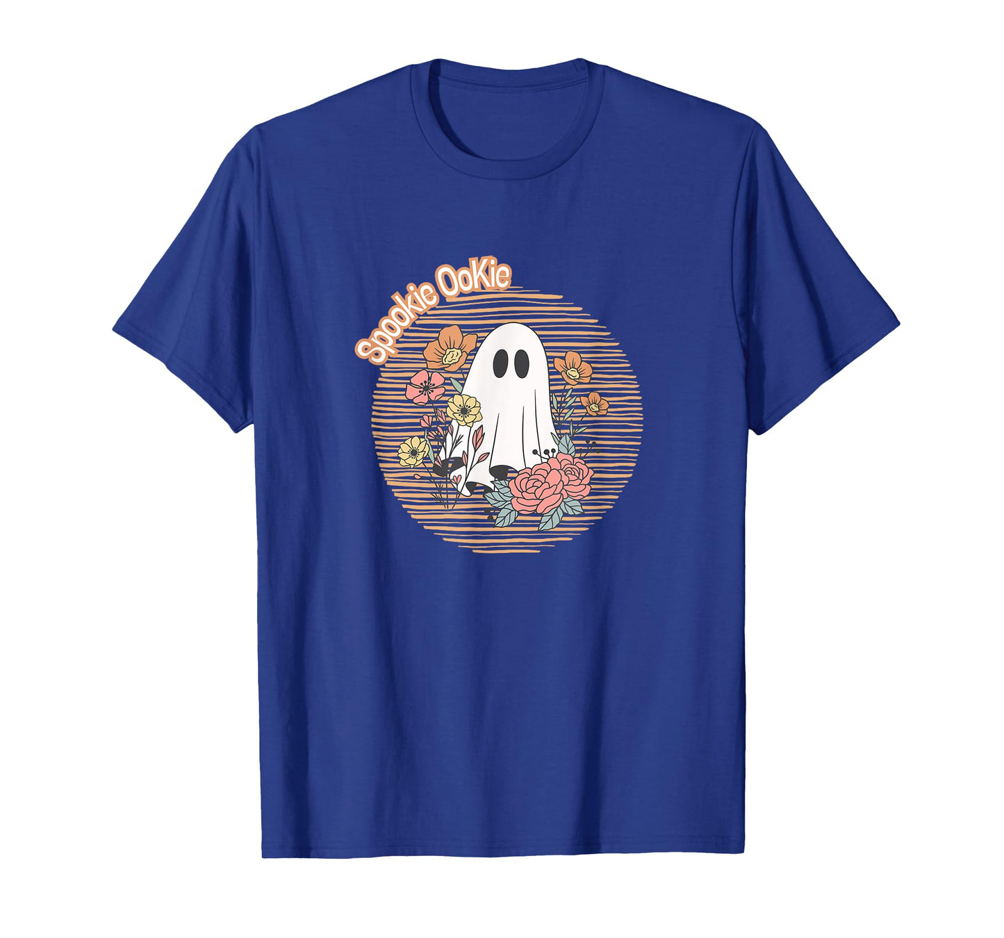 Halloween Cozy Spooky Ghost Fall Fun Retro T-Shirt