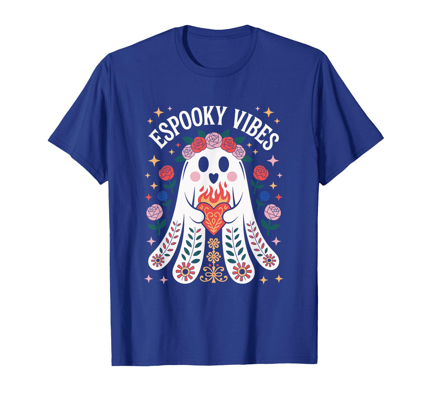Espooky Vibes Spanish Halloween Mexican Teacher T-Shirt