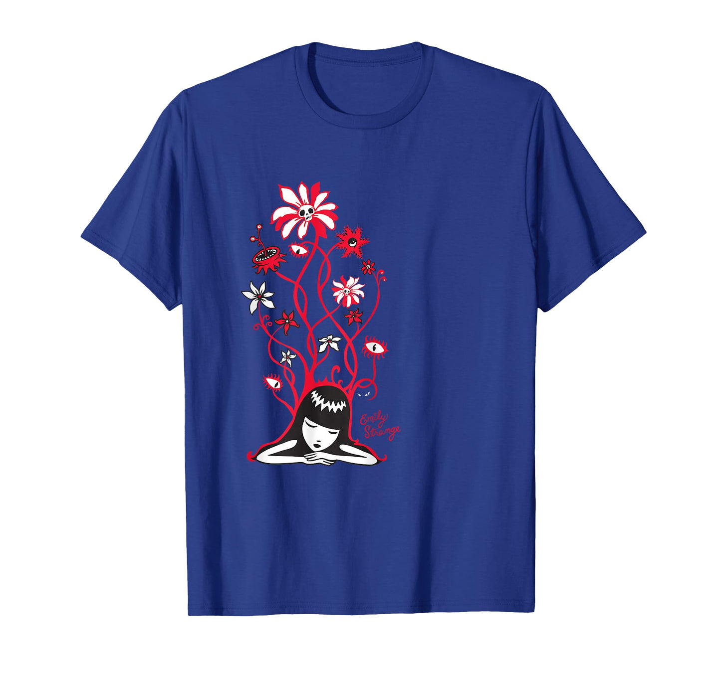 Emily The Strange Flower Power Cat Nap T-Shirt
