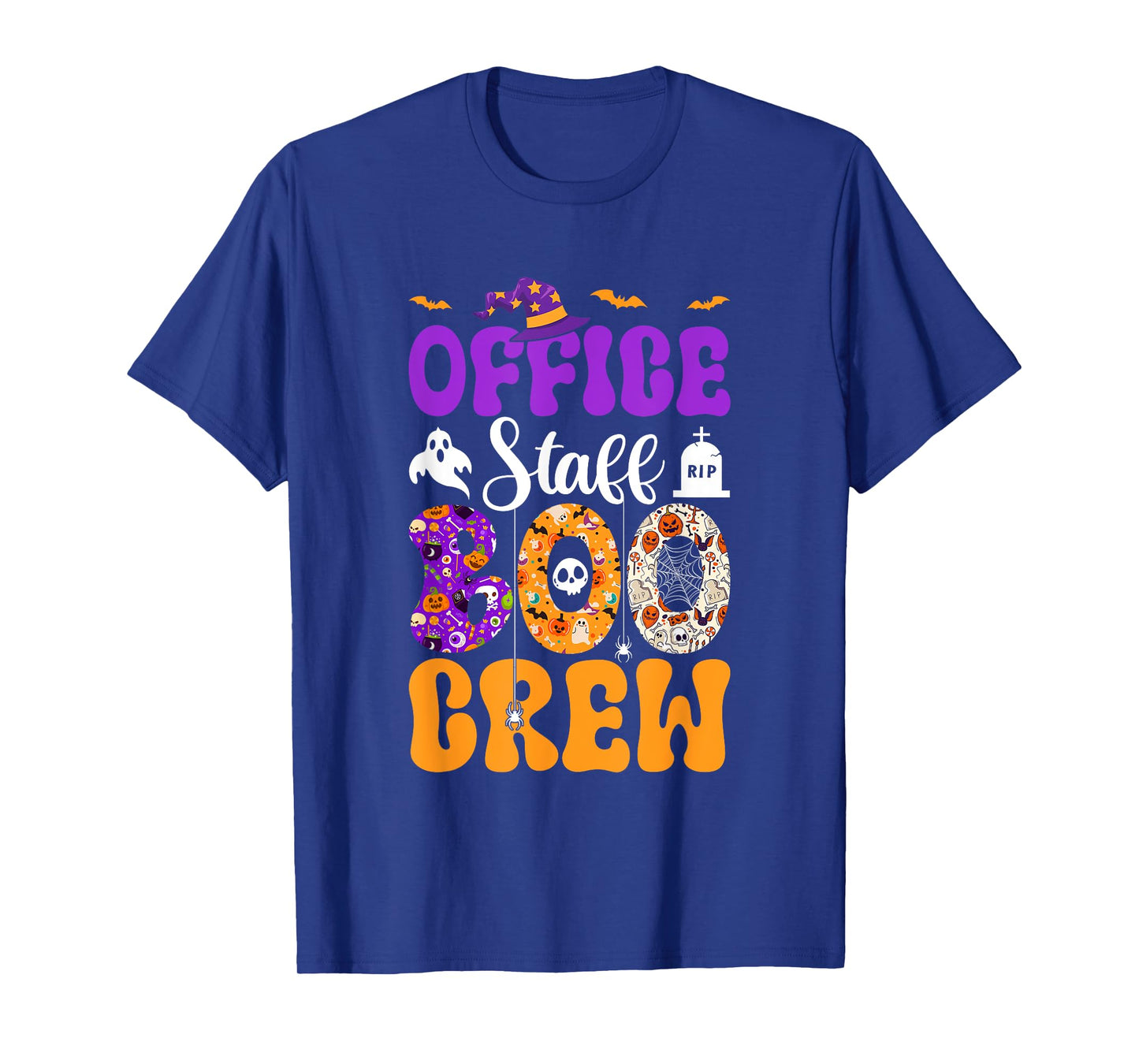 Office Staff Boo Crew Matching Autumn Halloween Costume T-Shirt