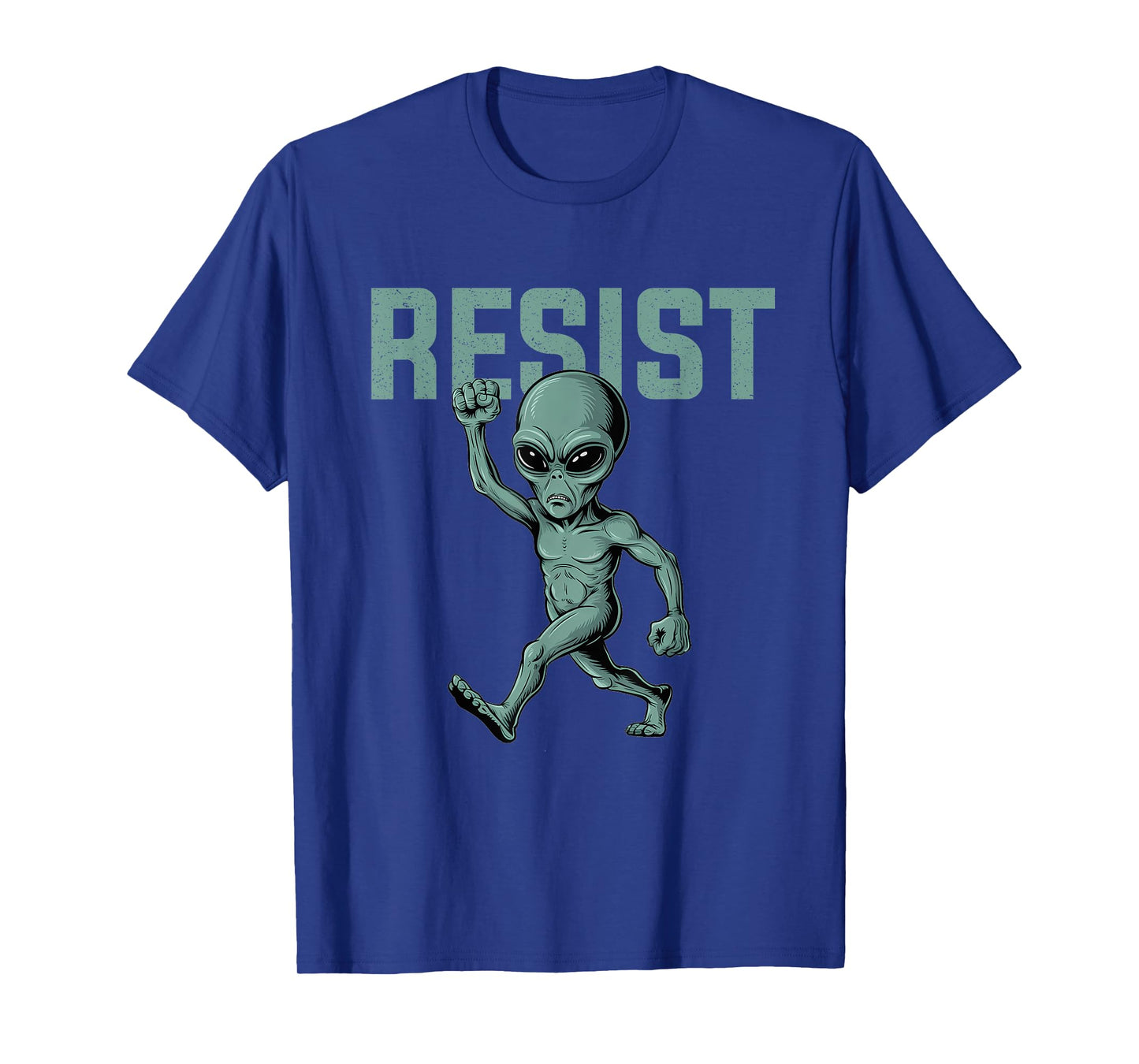Funny Alien UFO Resist Alien Protest Against Tariffs T-Shirt