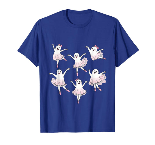 Ballerina Ghosts Ballet Ghost Dancer Spooky Dance Halloween T-Shirt