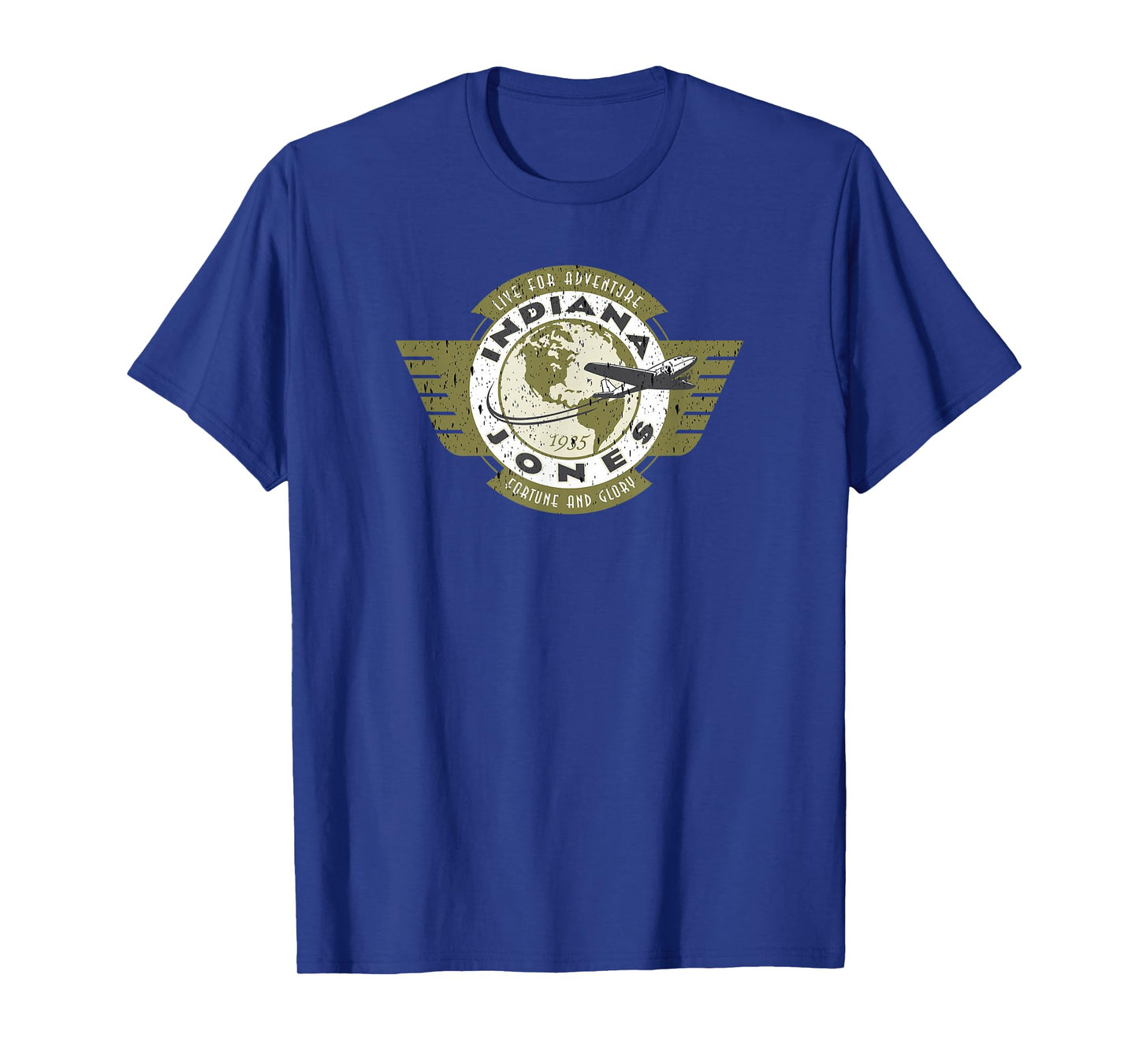 Indiana Jones and The Temple of Doom Vintage Flyer Badge T-Shirt