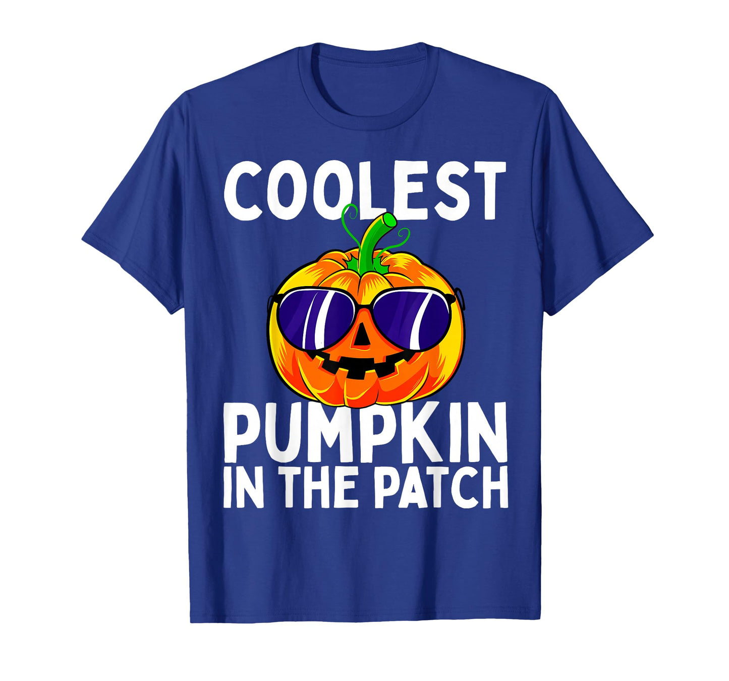 Kids Coolest Pumpkin in the Patch Halloween Boys Girls T-Shirt