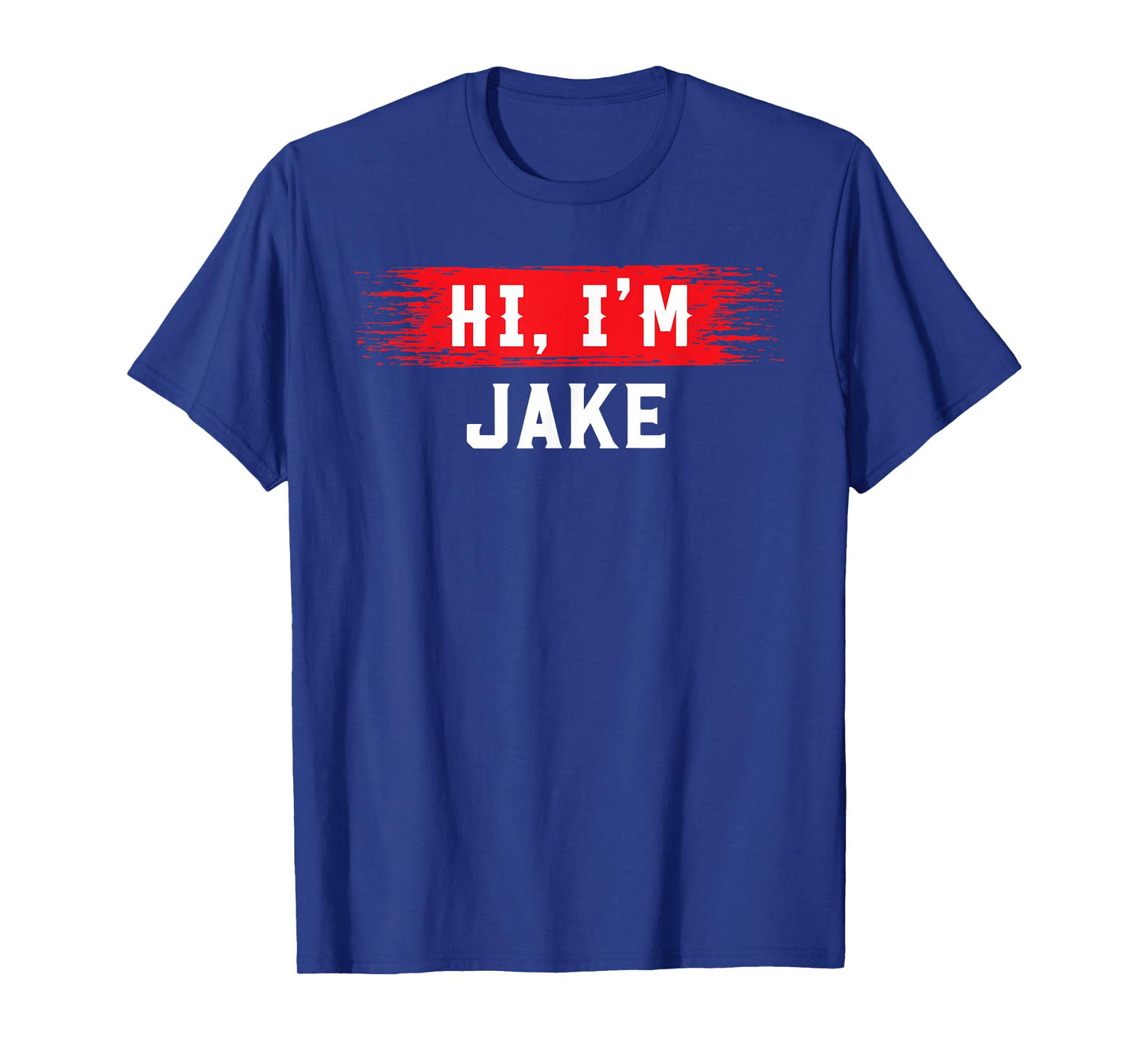 AKOKAY Hi I'm JAKE T-Shirt Name Funny JAKE T-Shirt