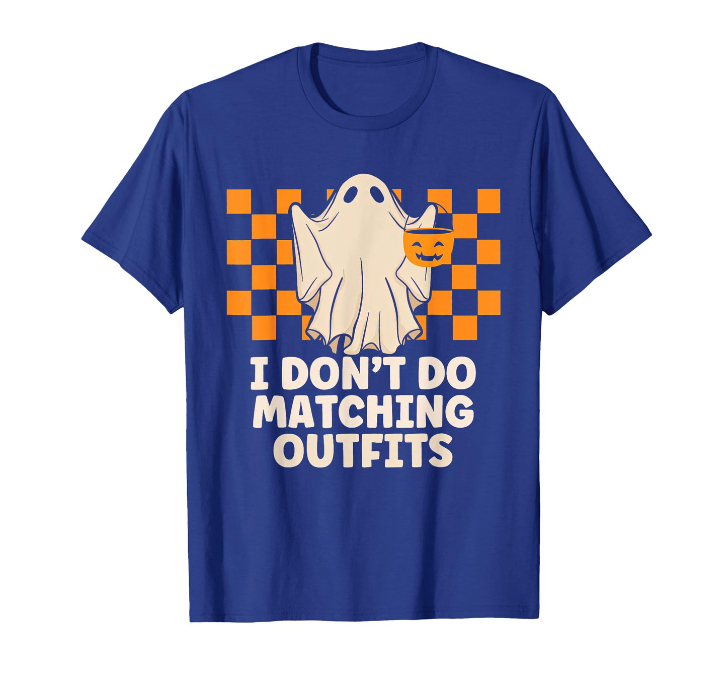 I Don't Do Matching Outfits Matching Couple Halloween T-Shirt