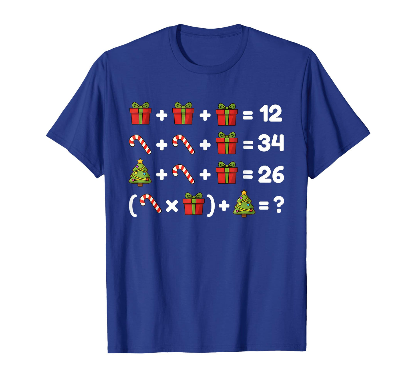 Order of Operations Quiz Christmas Math Teacher 67 School T-Shirt