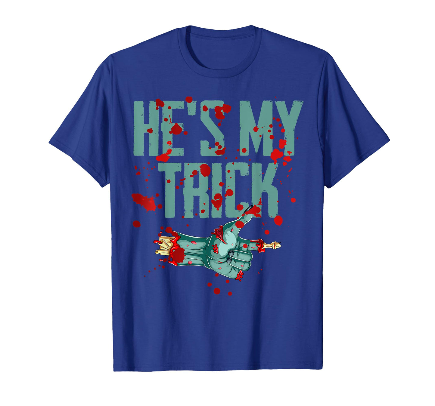 He's My Trick She's My Treat Halloween Zombie Matching T-Shirt