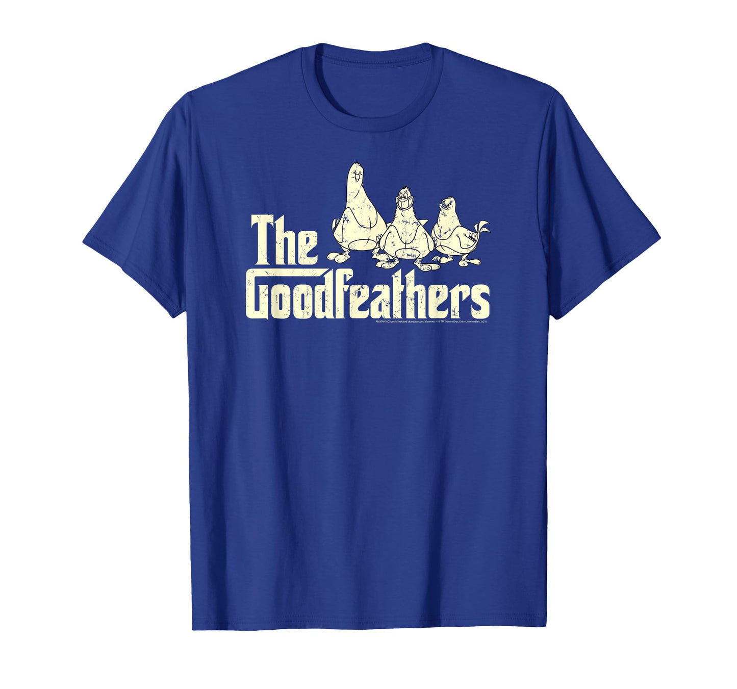 Animaniacs The Goodfeathers Vintage Logo Cartoon T-Shirt