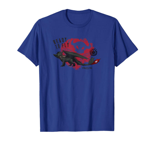 DreamWorks Dragons Toothless Ready to Fly T-Shirt