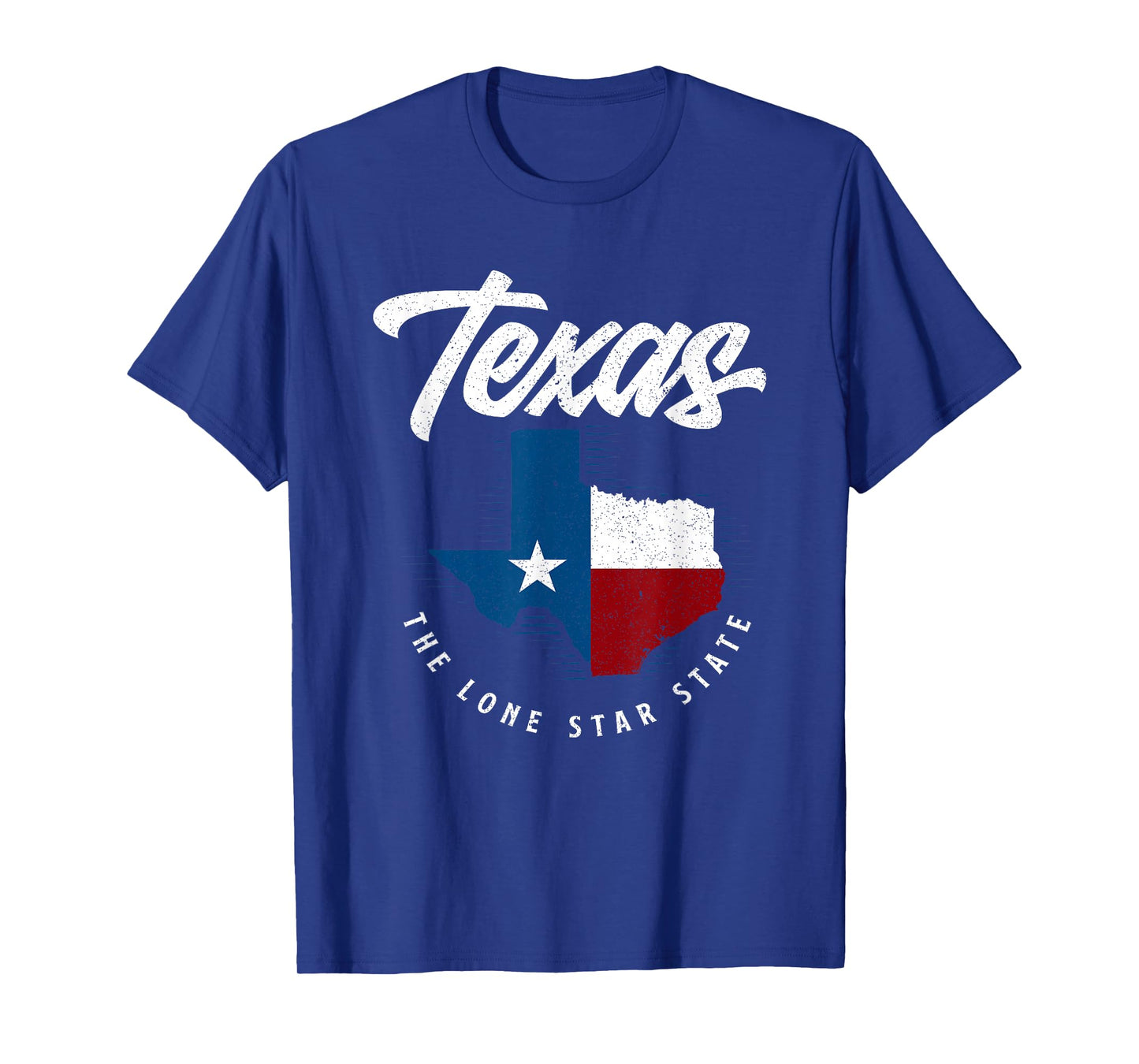 Texas The Lone Star State - Texas Map T-Shirt