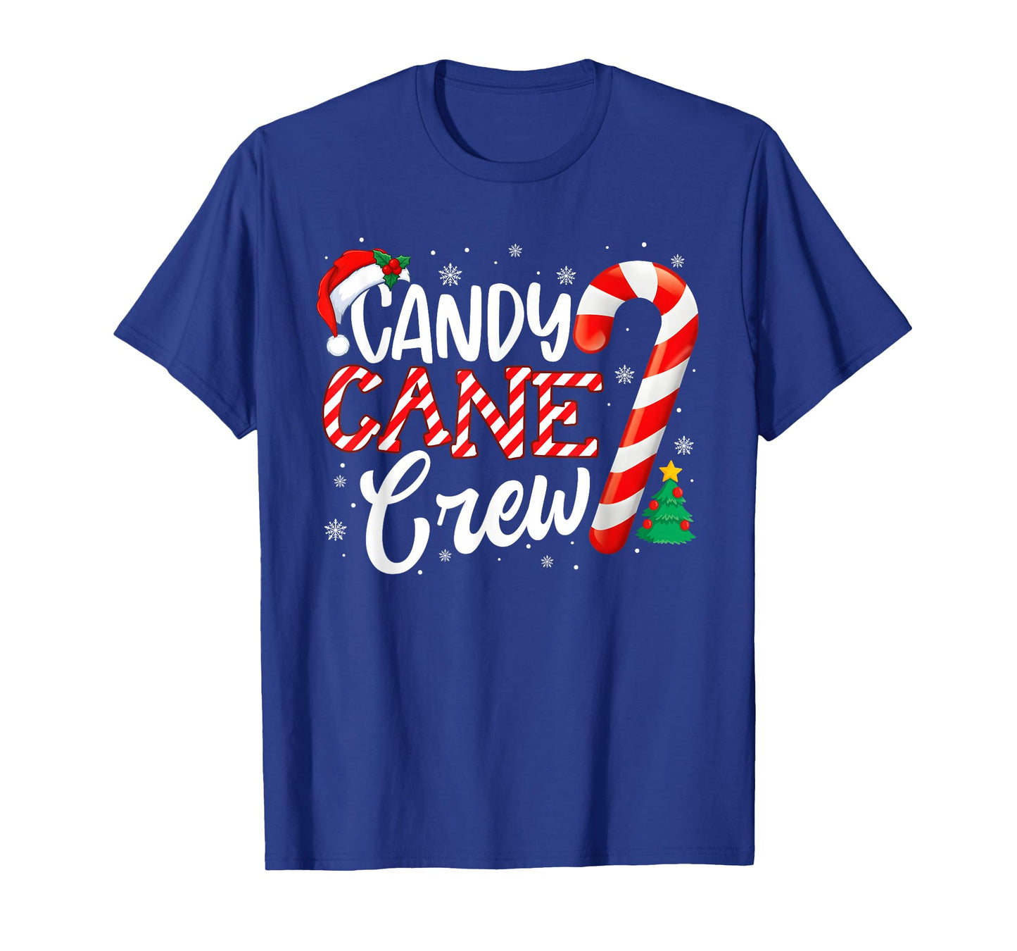 Candy Cane Crew Funny Xmas Christmas Pajamas Men Women Kids T-Shirt
