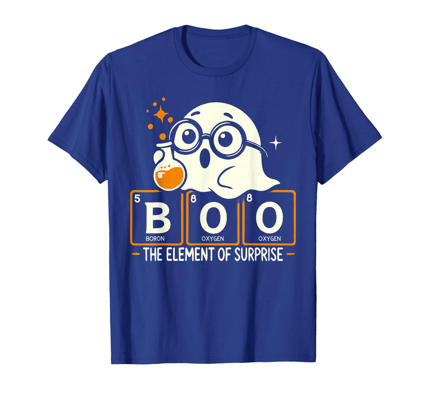 Boo The Element Of Surprise Shirt Cute Ghost Science Vintage T-Shirt