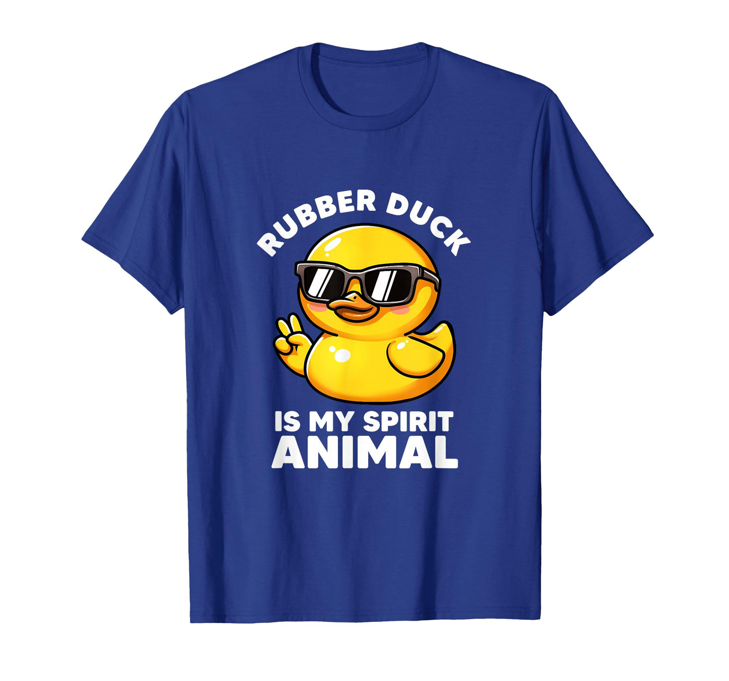 Rubber Duck Is My Spirit Animal I Love Duck Lover Funny Duck T-Shirt