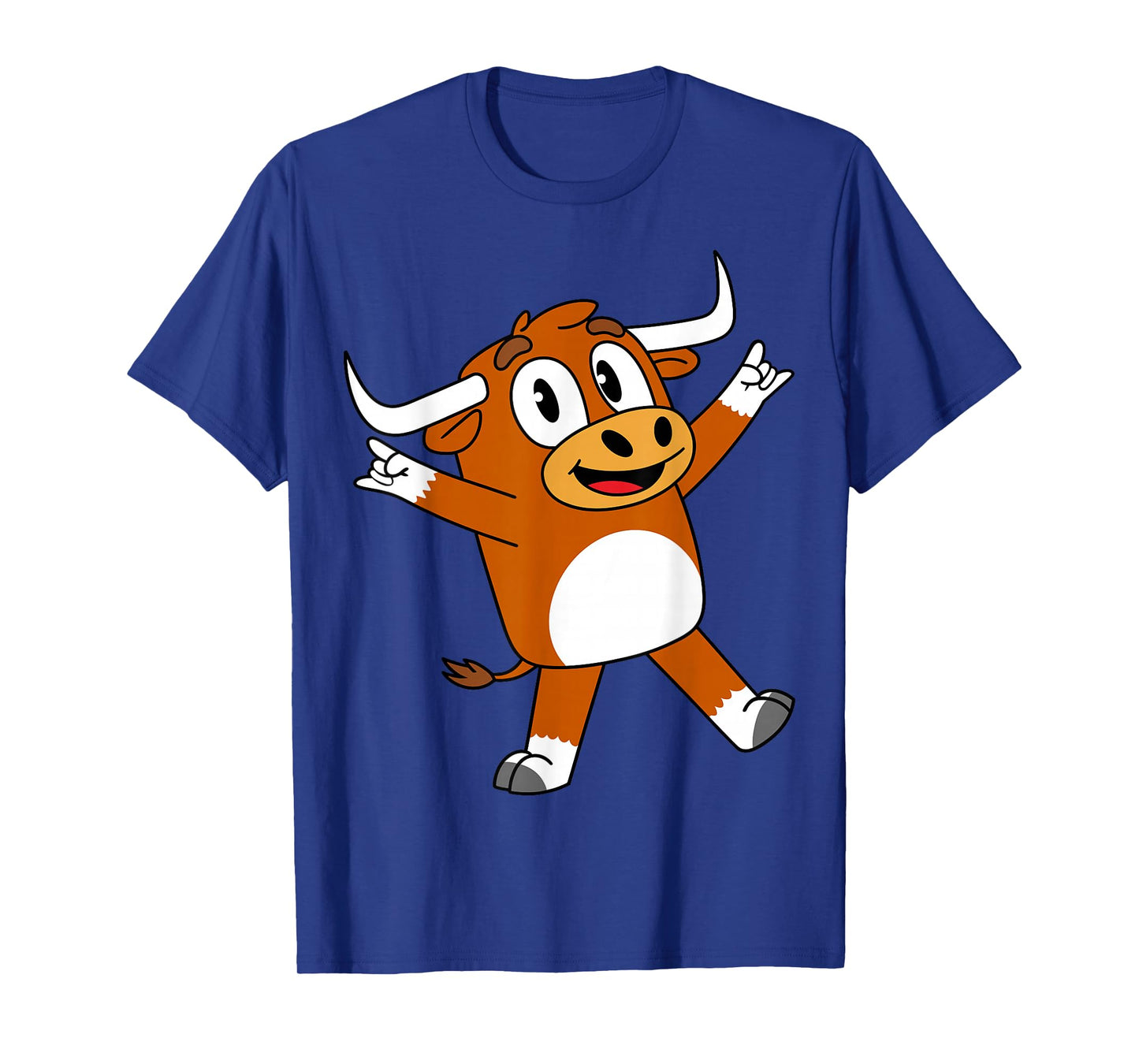 Funny Cartoon Bull for Youth Toddler Kids Boys Girls T-Shirt