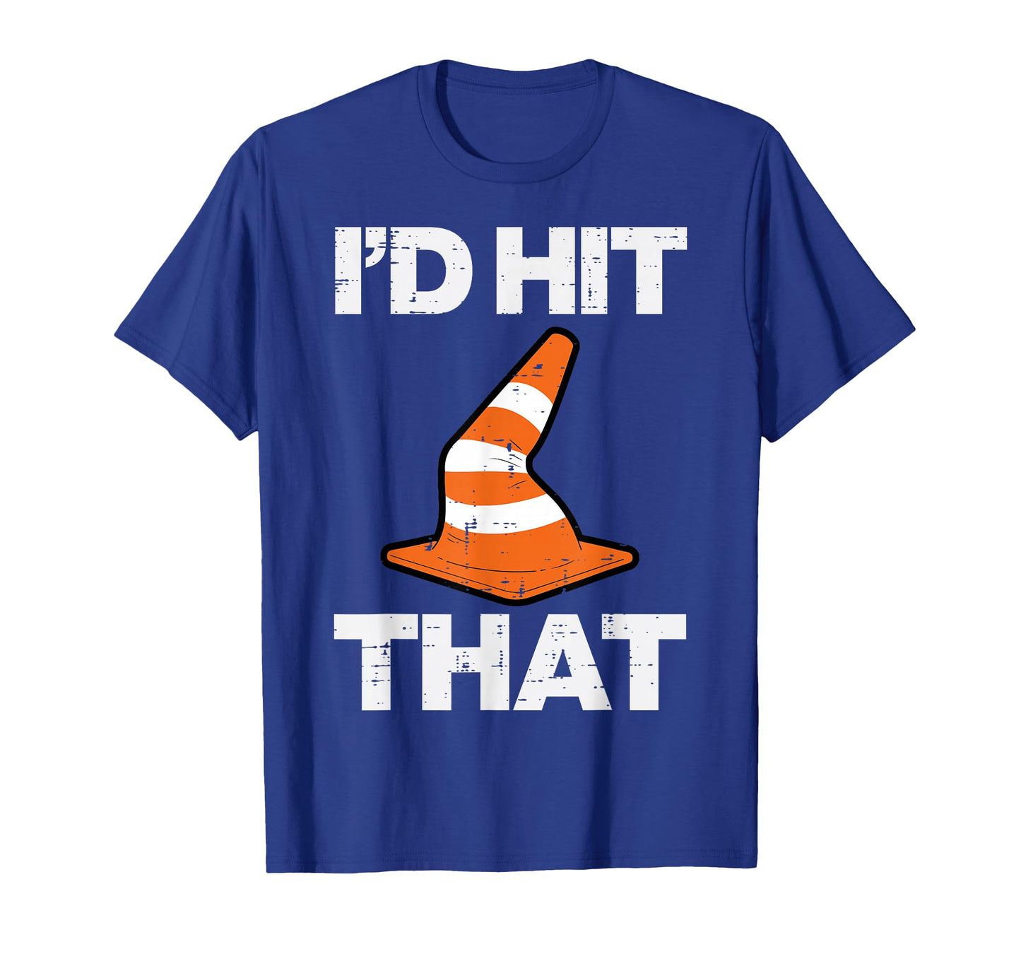 Halloween Traffic Cone Id Hit That Costume Men Women Kids T-Shirt