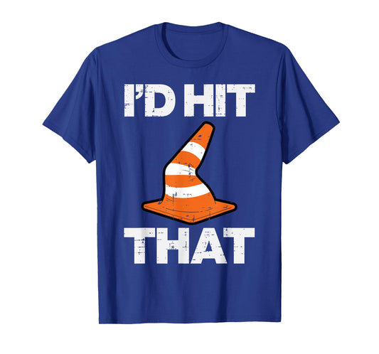 Halloween Traffic Cone Id Hit That Costume Men Women Kids T-Shirt