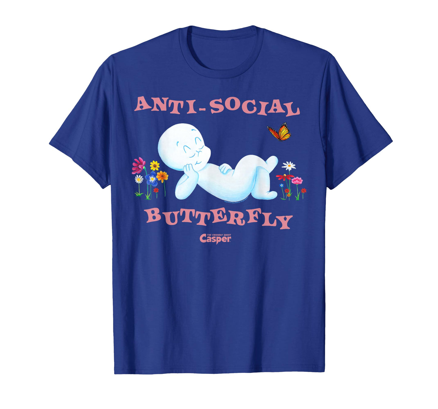 Casper the Friendly Ghost Anti-Social Butterfly T-Shirt