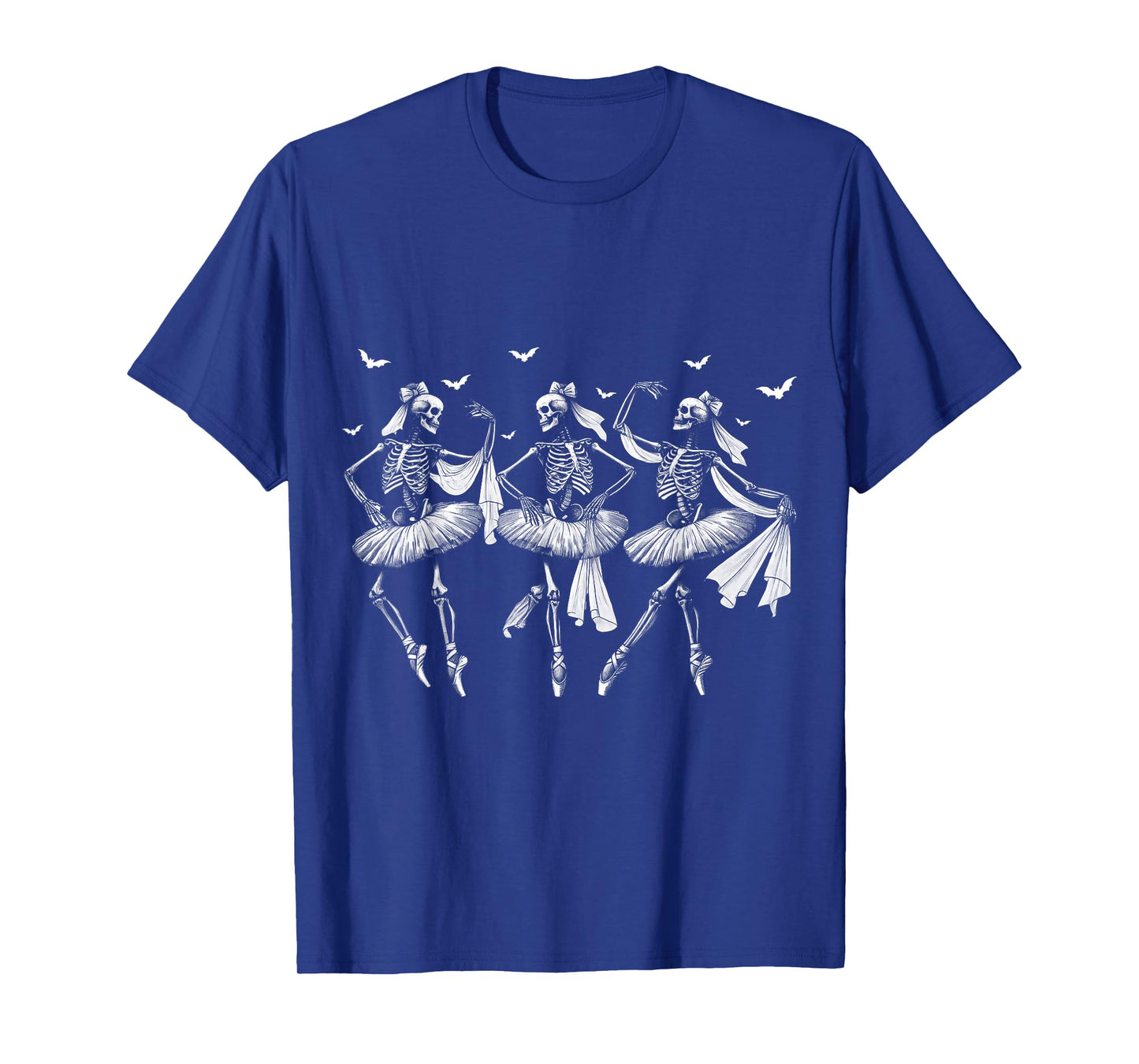 Skeleton Ballerinas Ballet Dance Cute Halloween Costume Girl T-Shirt