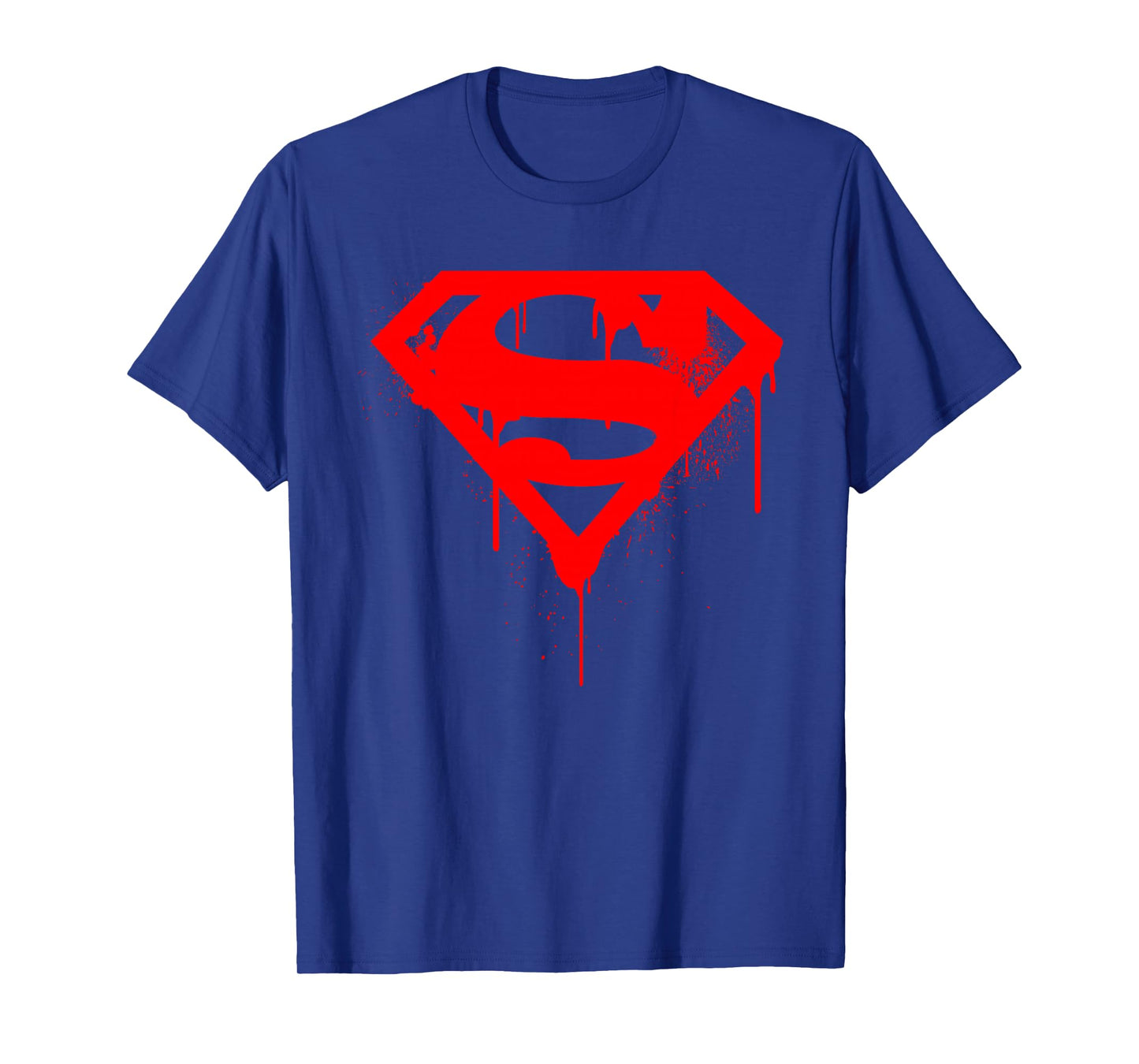 DC Superman Logo Doomsday Red Graffiti T-Shirt