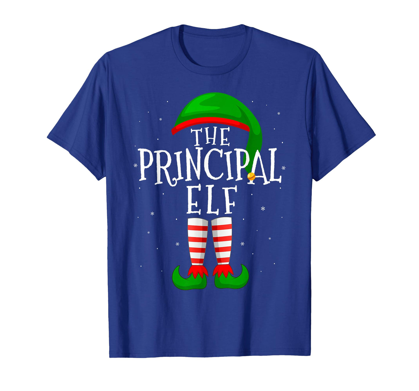 The Principal Elf Funny Matching Family Group Christmas T-Shirt